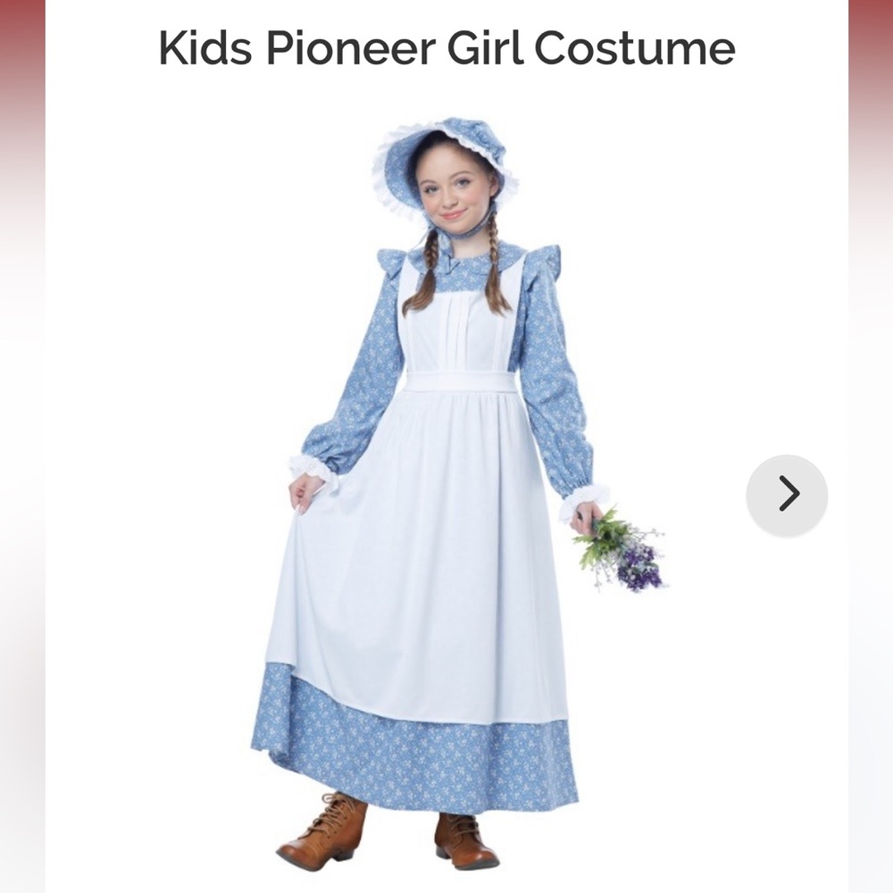 Halloween Costume - Pioneer Girl size 10/12